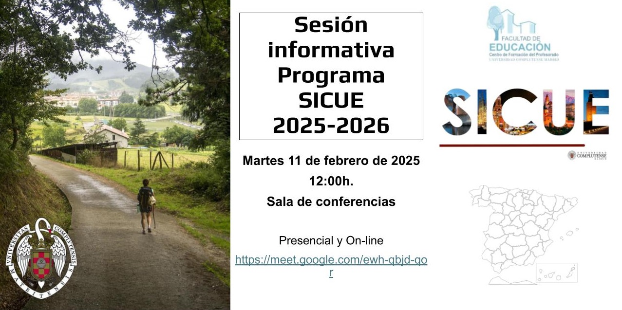 Sesión informativa Programa SICUE 2025-2026